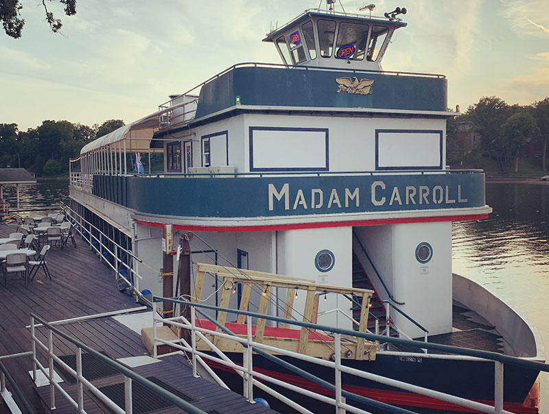 The Madam Carroll Indiana's Largest Boat, Lake Freeman's Best Party!